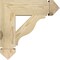 Ekena Millwork Funston Arts & Crafts Rough Sawn Bracket, Douglas Fir, 4"W x 16"D x 16"H BKT04X16X16FST03RDF - alternate 2